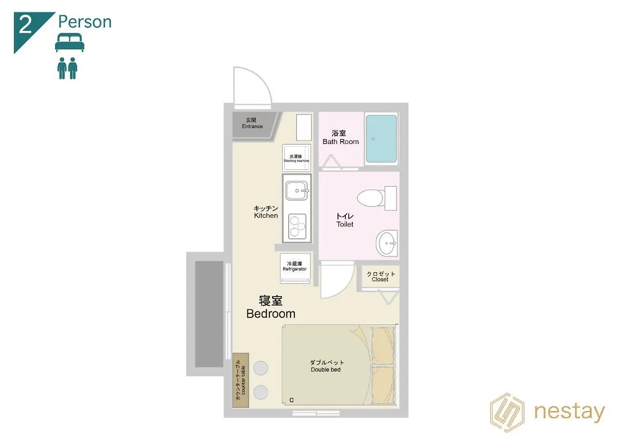 Nestay Apartment Tokyo Waseda 0*,  Japan